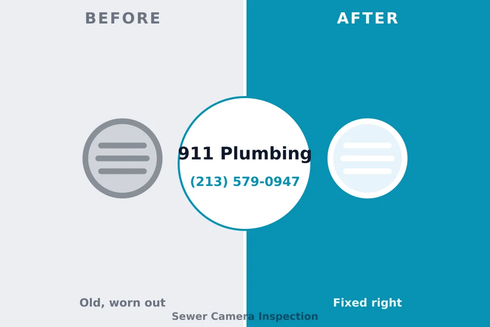 Before and after: plumbing company Maytown, PA